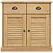 Credenza Con Cassetti Vigo 78x40x75cm Legno Massello Pino - Foto miniatura 4