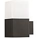 Applique Lampada Da Parete Muro Interno Esterno Portalampada E27 Ip44 Cubo Nero - Foto miniatura 4
