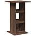 Tavolo Bar Portaoggetti Rovere Marrone 60x60x102 Cm Multistrato - Foto miniatura 2