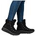 Black Casual Closed Ladies Mid Height Boots Stivaletti Pelle Sintetica Scarpe Donna Nero Eu 40, 48034-00 - Foto miniatura 2