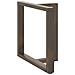 Gambe Tavolo Pranzo A T 2 Pz Naturale 70x35x(72-73) Cm Acciaio - Foto miniatura 3