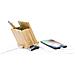 Porta Matite Multifunzionale Caricabatterie Wireless 5w.nature Bamboo 4 Porte. Usb 2.0 - Foto miniatura 3