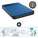 Set Materassino Gonfiabile - 191x137x22 Cm - Blu - Include Accessori Coordinati Cb15 - Foto miniatura 1