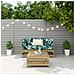 Set Divani Da Giardino 3 Pz In Legno Impregnato Di Pino - Foto miniatura 2