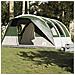 Tenda da Campeggio a Tunnel per 5 Persone Verde Impermeabile - Foto miniatura 1