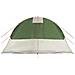 Tenda da Campeggio a Tunnel per 5 Persone Verde Impermeabile - Foto miniatura 8