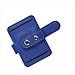 Clip Per Porta Occhiali Da Sole In Pelle Pu Per Visiera Auto Blue - Foto miniatura 1