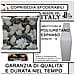 Set 4 Cuscini Per Sedie Cucina Con Laccetti, Stampa Digitale, Copri Sedia Sfoderabili E Lavabili, Made In Italy (4, Gypsophila) - Foto miniatura 5
