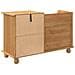 Panchina di Stoccaggio "ASKIM" Marrone 100x39x62 cm Legno Massello Pino - Foto miniatura 8