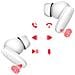 Auricolari Wireless Bluetooth 5.3 Autonomia 6h Con Custodia Ricarica, Bianco - Foto miniatura 5