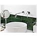 Rubinetto Miscelatore Da Parete Per Lavabo Traful Ottone Argento - Foto miniatura 1