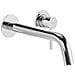 Rubinetto Miscelatore Da Parete Per Lavabo Traful Ottone Argento - Foto miniatura 2