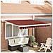 Tenda Retrattile arancione e marrone 350 x 250 cm - Foto miniatura 2