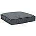 Cuscino Pallet per Seduta Antracite 80x80x12 cm Tessuto Oxford - Foto miniatura 1