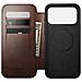 Custodia A Portafoglio Per Iphone 17 Pro Max Magsafe In Pelle Horween Serie Modern, Marrone Scuro - Foto miniatura 2