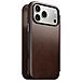 Custodia A Portafoglio Per Iphone 17 Pro Max Magsafe In Pelle Horween Serie Modern, Marrone Scuro - Foto miniatura 1