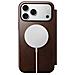 Custodia A Portafoglio Per Iphone 17 Pro Max Magsafe In Pelle Horween Serie Modern, Marrone Scuro - Foto miniatura 3