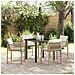 Set da Pranzo per Giardino 5 pcs Beige polyrattan - Foto miniatura 2