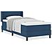 Letto box spring con materasso con materasso Blu 100 x 200 cm - Foto miniatura 4