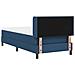 Letto box spring con materasso con materasso Blu 100 x 200 cm - Foto miniatura 9