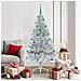 Albero di Natale artificiale con luci integrate Argento 180 cm - Foto miniatura 2