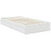 Letto con Contenitore Bianco 90 x 200 cm Legno multistrato - Foto miniatura 6
