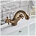 Rubinetto per lavabo da bagno, Blackswan, tipo M144, modello bronzo antico, misura 14 cm - Foto miniatura 3