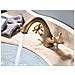Rubinetto per lavabo da bagno, Blackswan, tipo M144, modello bronzo antico, misura 14 cm - Foto miniatura 4