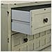 Cassettiera Mobile Da Ingresso In Legno Verde 88x38x72h - Foto miniatura 5