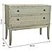 Cassettiera Mobile Da Ingresso In Legno Verde 88x38x72h - Foto miniatura 8