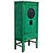 Armadio In Legno Verde 84x50x194h Cm - Foto miniatura 1