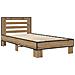 Struttura letto con testata Rovere Artigianale 80 x 200 cm - Foto miniatura 2