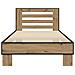 Struttura letto con testata Rovere Artigianale 80 x 200 cm - Foto miniatura 3