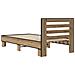 Struttura letto con testata Rovere Artigianale 80 x 200 cm - Foto miniatura 5