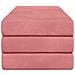Divano Letto Pieghevole 140 x 67 x 45 cm Rosa - Foto miniatura 4