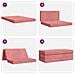 Divano Letto Pieghevole 140 x 67 x 45 cm Rosa - Foto miniatura 8