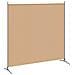 Divider per Stanze a Pannello Singolo Beige 175 x 180 cm - Foto miniatura 1