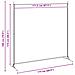Divider per Stanze a Pannello Singolo Beige 175 x 180 cm - Foto miniatura 5