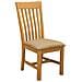 Sedia da pranzo 2 pcs Legno di Quercia Massello Beige - Foto miniatura 1