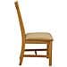 Sedia da pranzo 2 pcs Legno di Quercia Massello Beige - Foto miniatura 4