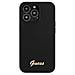 Guess Guhmp13xlslmgbk Iphone 13 Pro Max 6.7 Nero /nero Custodia In Silicone Script Gold Logo Magsafe - Foto miniatura 3
