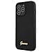 Guess Guhmp13xlslmgbk Iphone 13 Pro Max 6.7 Nero /nero Custodia In Silicone Script Gold Logo Magsafe - Foto miniatura 7