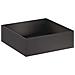 Vaso da giardino Nero 80 x 80 x 30 cm Acciaio laminato a freddo - Foto miniatura 1