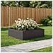 Vaso da giardino Nero 80 x 80 x 30 cm Acciaio laminato a freddo - Foto miniatura 2