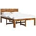 Letto matrimoniale con testiera ROSTOCK Naturale 120 x 200 cm - Foto miniatura 1