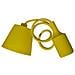 Lampadario Portalampada E27 Colore Giallo Vt-7228 3485 - Foto miniatura 2