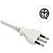 62007 Multipresa tripla bivalente 10/16A - cavo 1,5 mt bianco - Foto miniatura 3