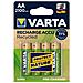 Pile Ricaricabile Stilo AA Recycled 56816101404. 11% di materiale riciclato bassa autoscarica Ni-MH, batterie precaricate. 4 Pile - 2100 mAh - Foto miniatura 1