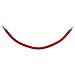 Cordone In Velluto Con Finiture In Cromo 1,5 M Rosso Rs-clrp-chrd - Foto miniatura 1