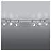 6 Light Spotlight Bar Bianco, Gu10 - Foto miniatura 12